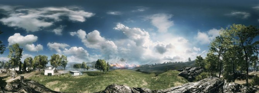 Огромные панорамные скриншоты карт Battlefield 3