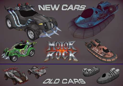 Rock'n'Roll Racing 3D - Рестайлинг машин в преддверии релиза 2.